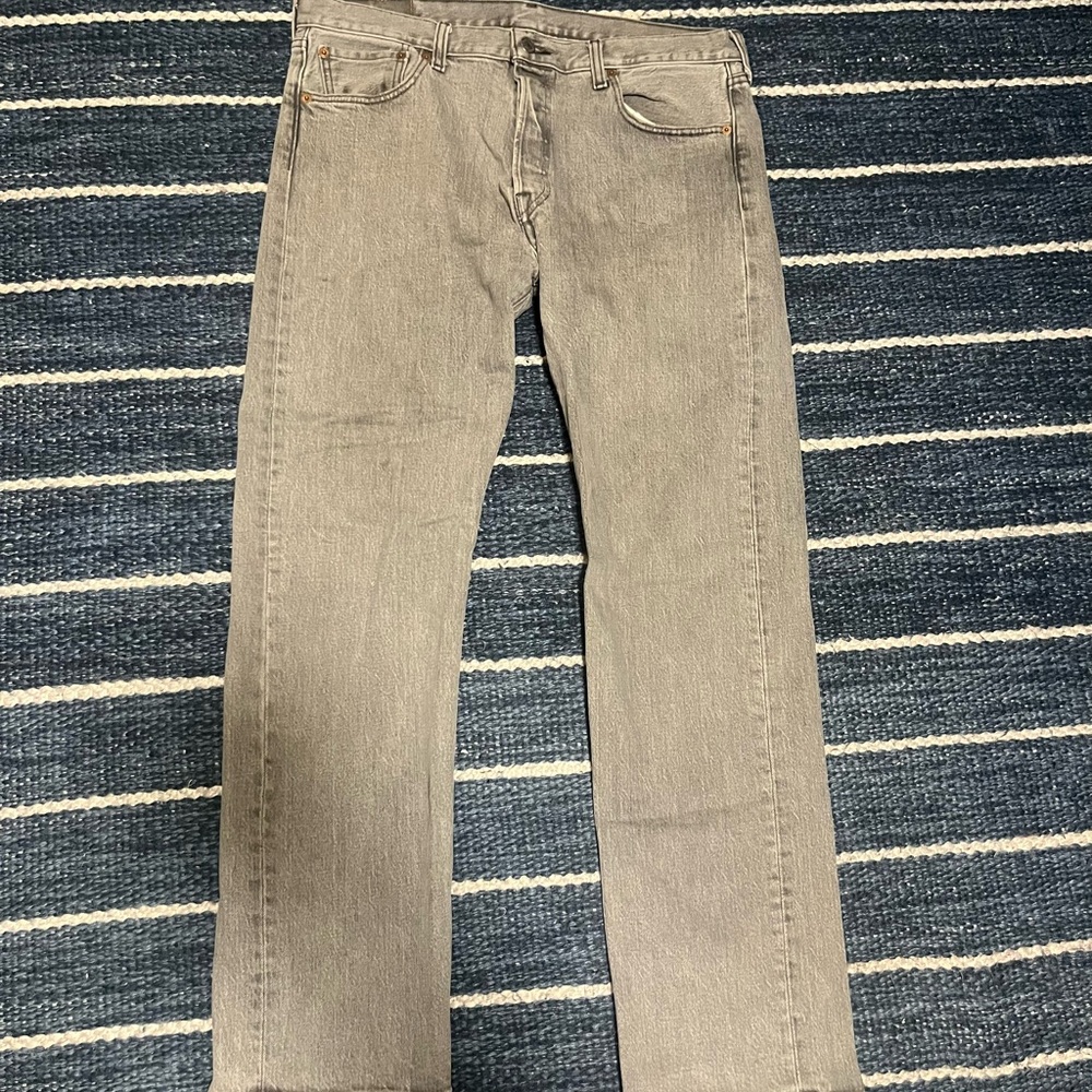 Levi 504 Grey Jeans 34x34